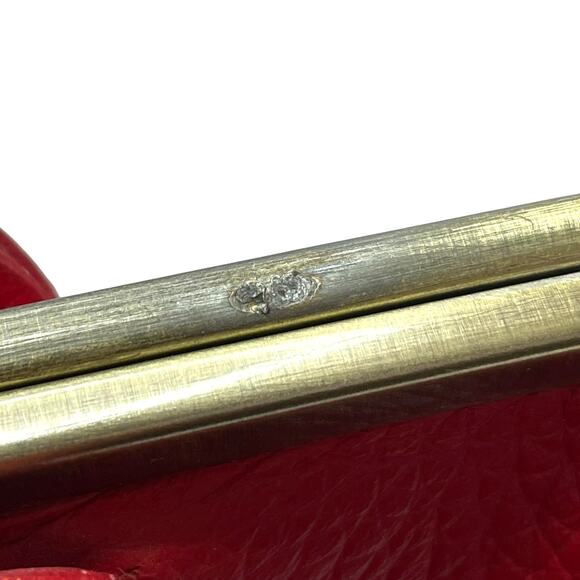 Taschenkinder Big Aurelie Leather Kisslock Frame Bag (Red) - Picture 12 of 12